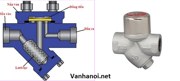 Cấu tạo bẫy hơi đồng tiền Hàn Quốc