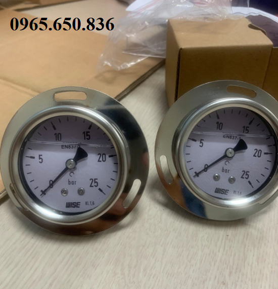 Đồng hồ đo áp suất có dầu Wise