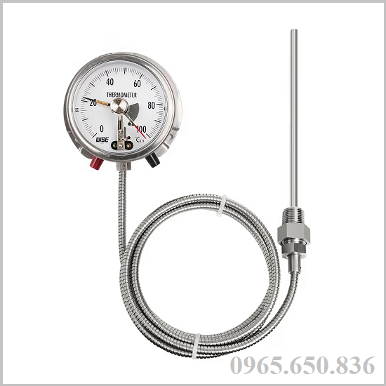 Đồng hồ đo nhiệt độ dạng d&acirc;y 3 kim
