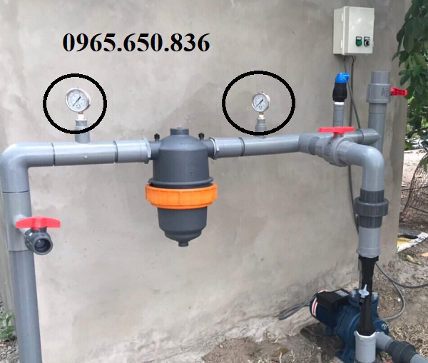 Ứng dụng đồng hồ đo áp suất nước