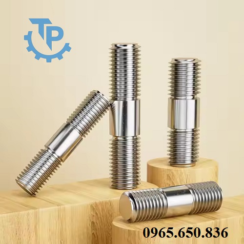 Bulong hai đầu ren inox 304