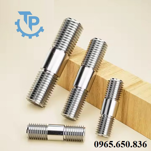 Bulong hai đầu ren inox 316