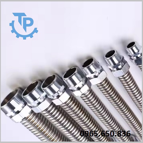 Khớp nối mềm inox 304 nối ren