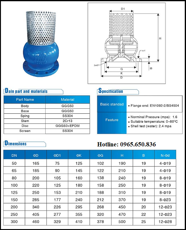 Catalog rọ bơm gang