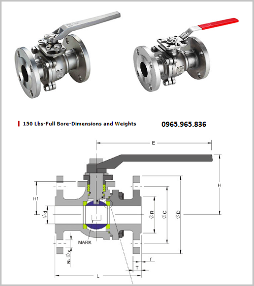 Cấu tạo Ball Valve