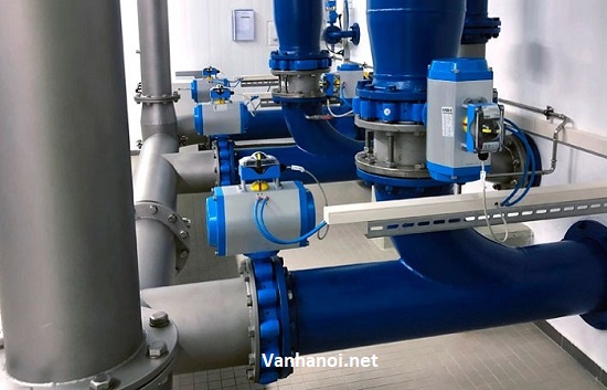 ứng dụng van bướm kèm công tắc giám sát hành trình