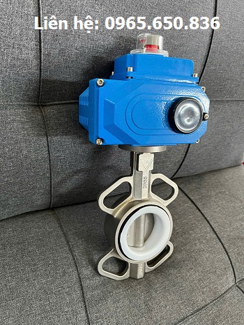 Van bướm điều khiển điện inox Hàn Quốc
