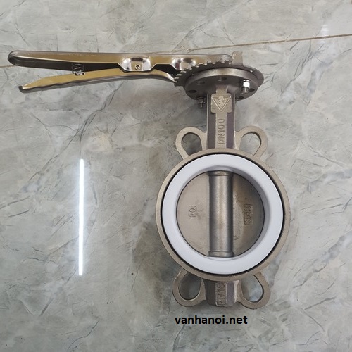 van bướm inox 304 tay gạt