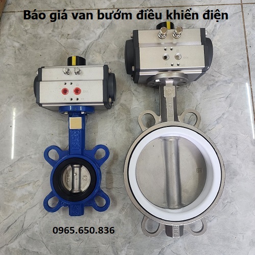Báo giá van bướm điều khiển điện
