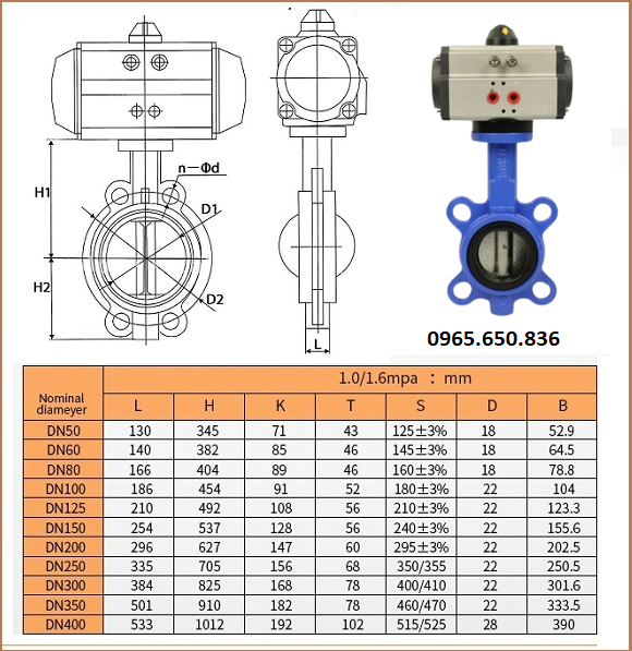 Catalog van bướm khí nén Hàn Quốc