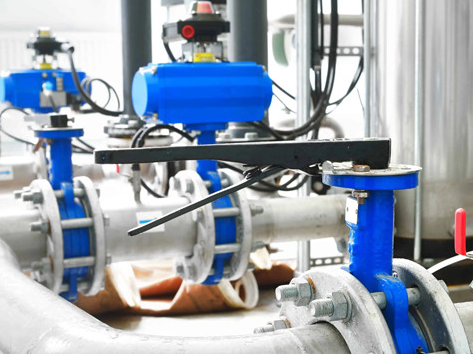 Ứng dụng van bướm khí nén kèm công tắc giám sát hành trình