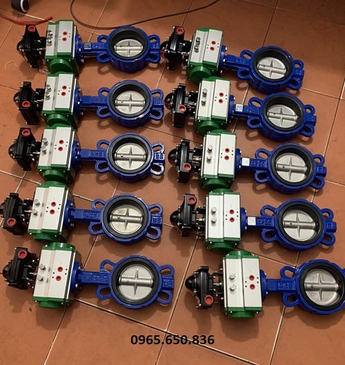 Van bướm điều khiển khí nén DN80