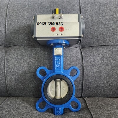 Van bướm điều khiển khí nén on off tác động đơn