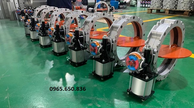 Van bướm điều khiển khí nén silo