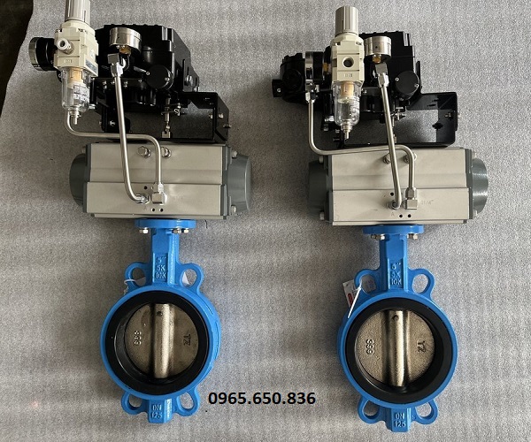 Van bướm điều khiển khí nén Trung Quốc tuyến tính