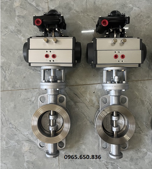 Van bướm khí nén kèm công tác hành trình