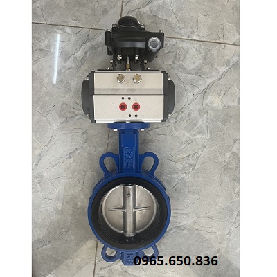 Van bướm khí nén tác động đơn