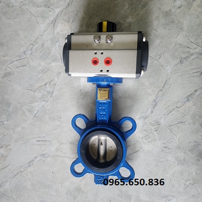 Van bướm khí nén tác động kép