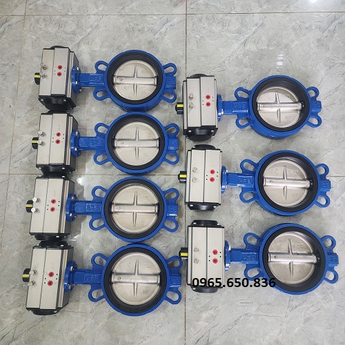 Van bướm ON OFF điều khiển khí nén