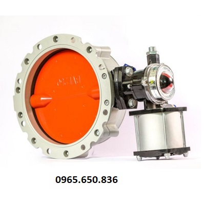 Van bướm silo điều khiển khí nén Hàn Quốc