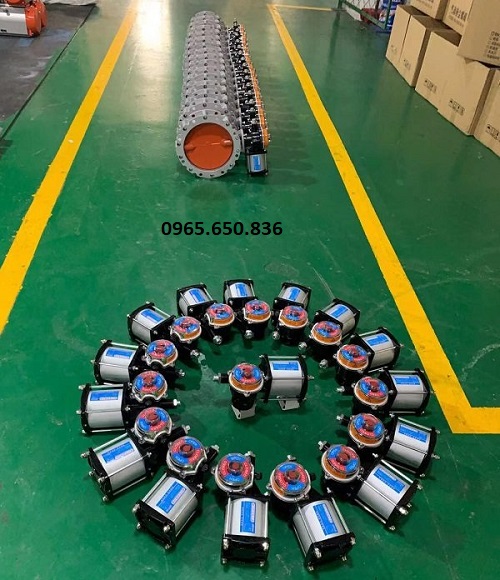 Van bướm silo điều khiển khí nén ONOFF