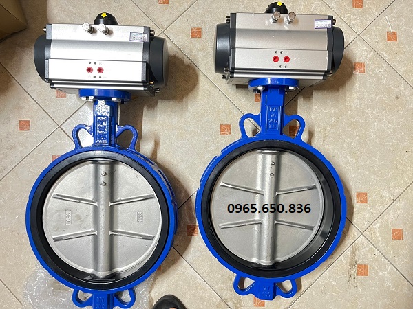 Van bướm tác động đơn khí nén