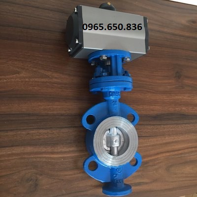 Van bướm thép điều khiển khí nén Trung Quốc