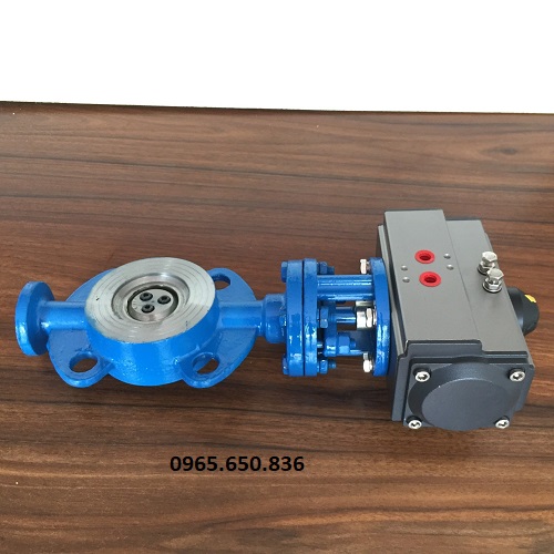 Van bướm thép khí nén Hàn Quốc