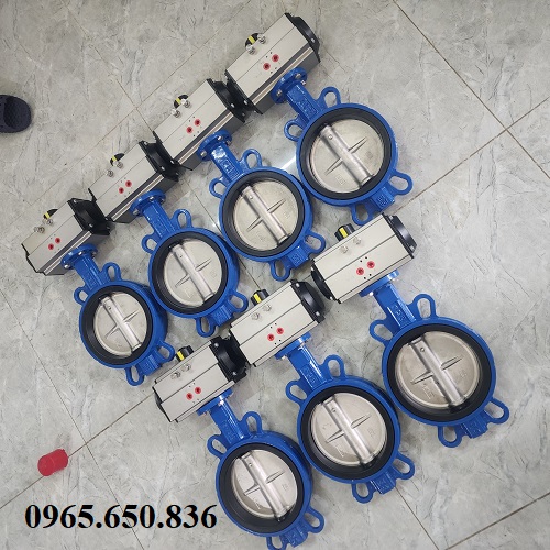 Van cánh bướm điều khiển khí nén