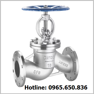 van cầu hơi inox chữ ngã mặt bích