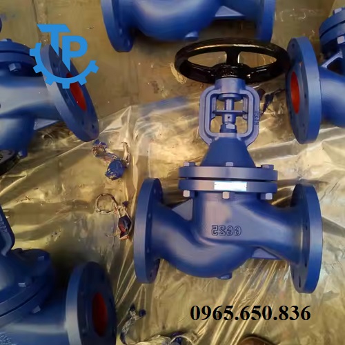 Van cầu hơi mặt bích tiêu chuẩn Đức