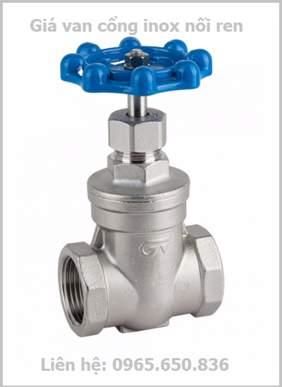 Báng giá van cổng inox nối ren