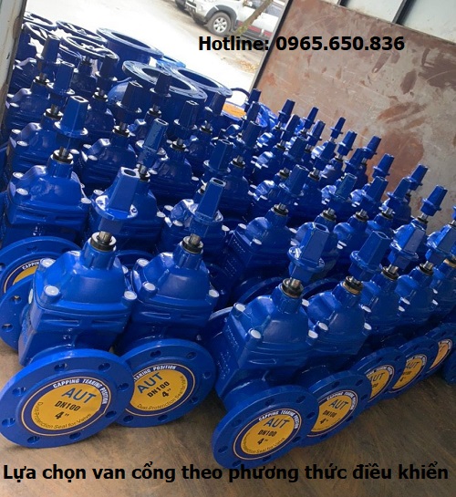 Lựa chọn van cổng theo phương thức điều khiển