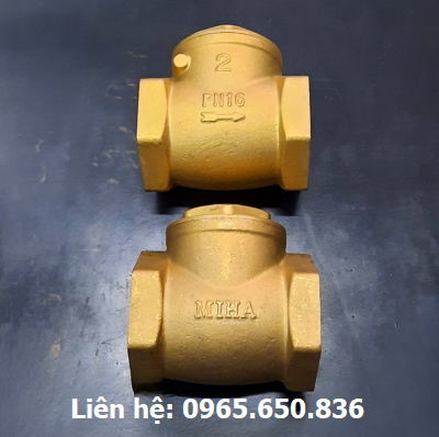 Bảng giá van một chiều đồng miha