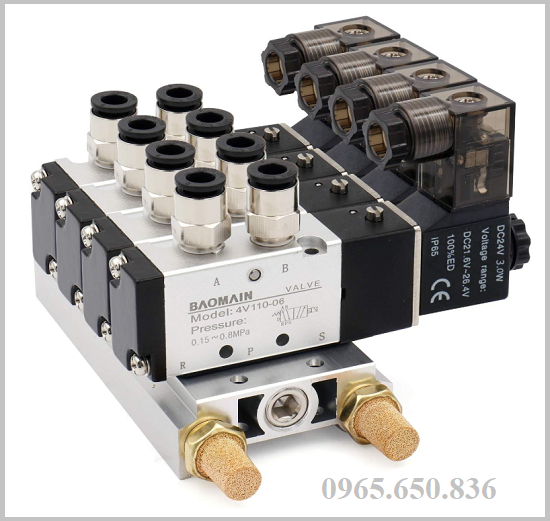 Van điện từ 4V110-06 khí nén