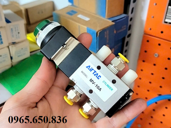 Van điều khiển nhấn nhả MV-10A khí nén