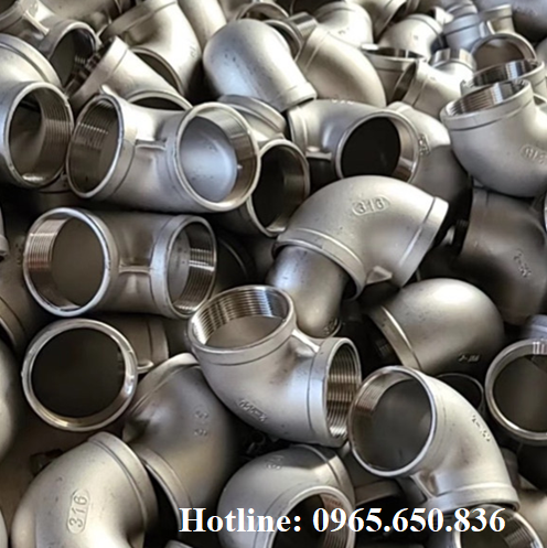 Cút inox nối ren