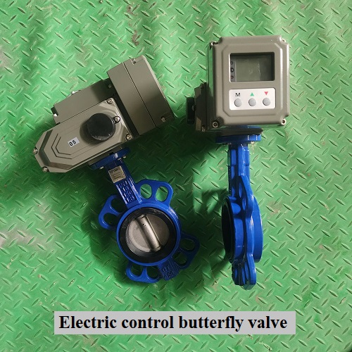 Electric control butterfly valve