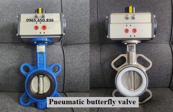 Pneumatic butterfly valve
