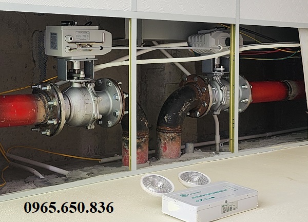 Ứng dụng van bi điều khiển điện DN100