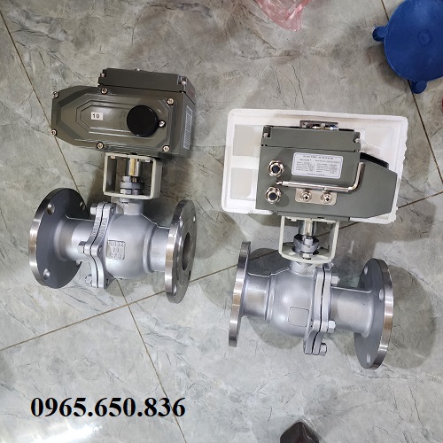 Van bi điều khiển điện ON OFF DN65
