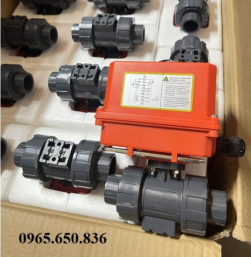 Van bi nhựa điều khiển điện DN15