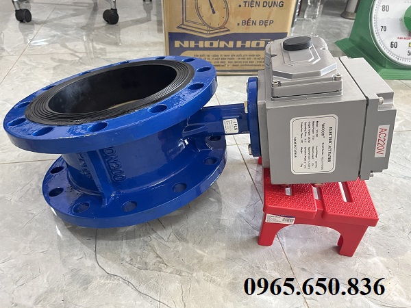 Van bướm DN200 điện 220V