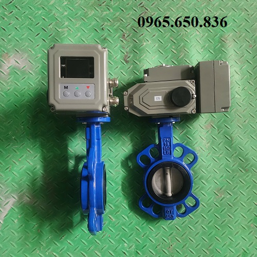 Van bướm đóng mở nước bằng điện