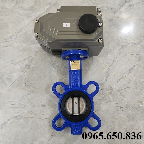 Van bướm gang điều khiển điện DN50