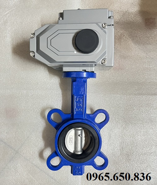 Van bướm gang điều khiển điện DN65