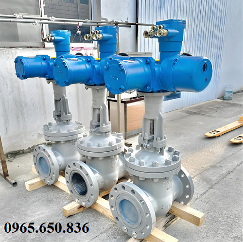 Van cổng điều khiển điện