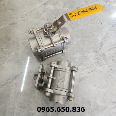 Bảng giá van bi inox tay gạt 3PC