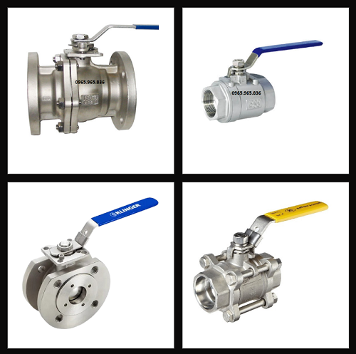 Các dạng lắp đặt của van bi