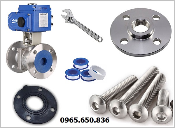 Chuẩn bị dụng cụ lắp đặt van bi
